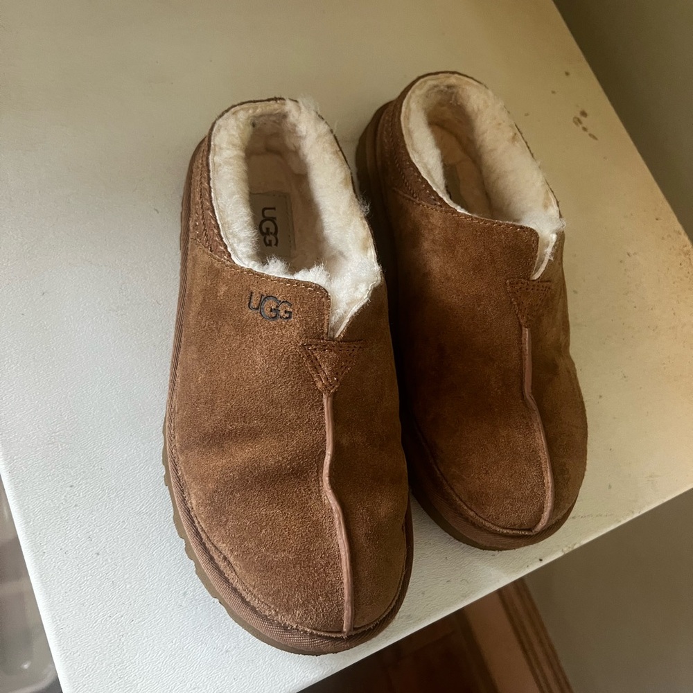 UGG Brown Suede Loafers Slip-Ons